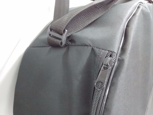 Capa Bag Para Zabumba 18 X 30 Toda Acolchoada Cor Preto