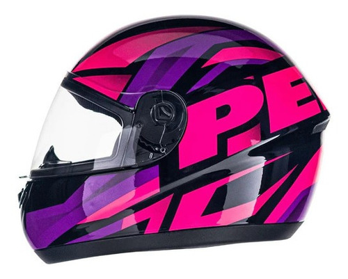 Capacete Feminino Peels Spike Maxi Preto Rosa