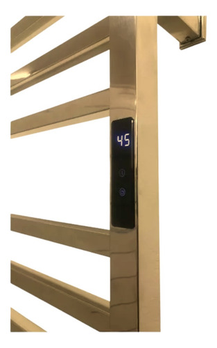 Toalheiro Térmico Grande Quadrado Bivolt Com Timer - Dourado