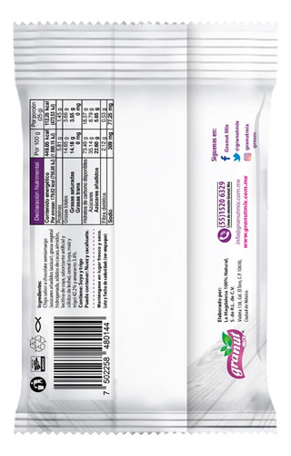 Enjambre Soya Granut Mix 40g Chocolate Oscuro