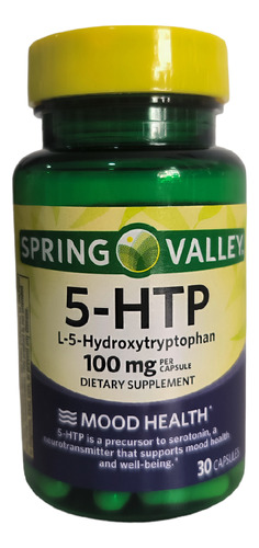 5 Htp 100mg Spring Valley 30 Capsulas Importado 