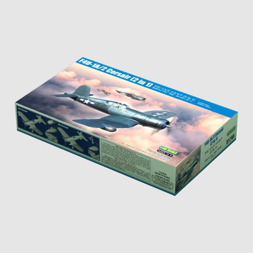 Kit De Maquetas Corsair 2 En 1 Hobby Boss 81788 1/48 F4u-1a/