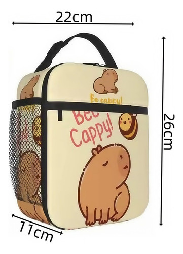 Bolsa De Almuerzo Con Forma De Capibara De Gran Capacidad