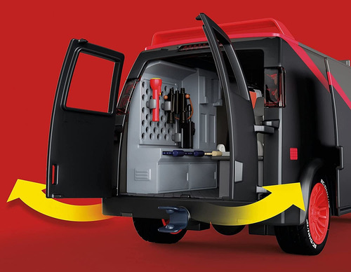 Playmobil 70750 La Camioneta De Brigada A Con 4 Muñecos