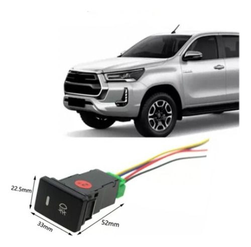 Interruptor Botón Neblinero Toyota Hilux 2020 2024