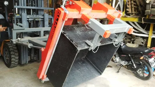 Volcador Cajones Bin Para Autoelevador - Tractor - Pala