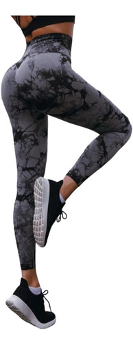 Lycra Leggins Deportivo Push Up- Gris. Ref. 1195