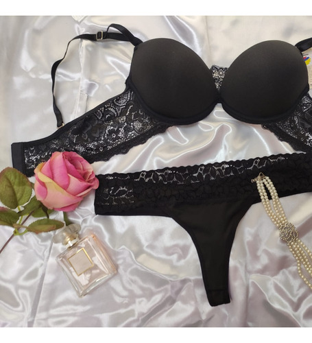 Conjunto Ropa Interior Brasier Copa Tanga Brasilera