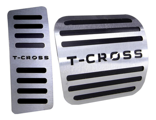 Pedaleira Aço Inox Escovado T-cross