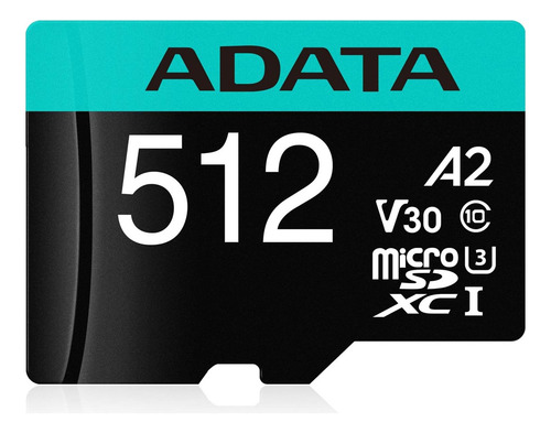 Adata Premier Pro Tarjeta De Memoria Microsd De 512gb Micros