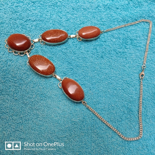 Imagem 4 de 9 de Colar Corrente Prata 925 Feminino Com Pedras Do Sol