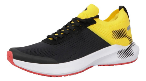 Tenis Deportivos Hombre Charly 1086526 Road Running Negros