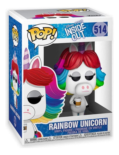 Unicornio Arcoíris Inside Out De Disney Pixar De Funko Pop