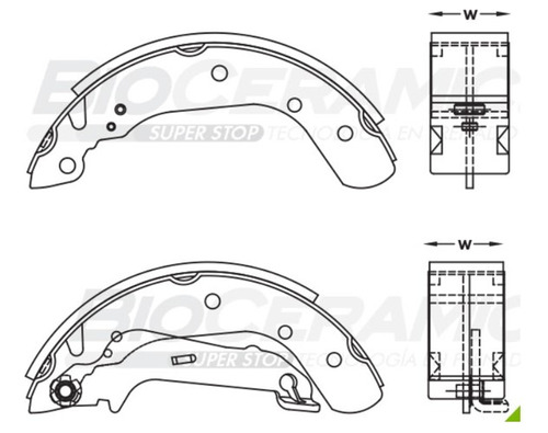 Balatas Traseras Ford Fiesta Ikon 2015