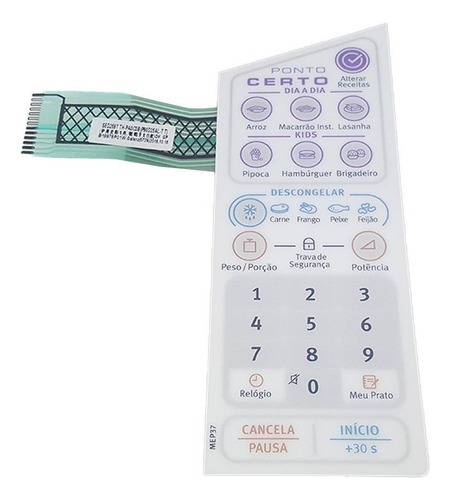 Membrana Para Microondas Electrolux Mep37 50107