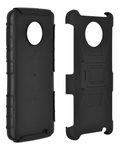 Imagen 2 de 7 de Funda Uso Rudo 3 En 1 Motorola Moto G6 Plus !!!