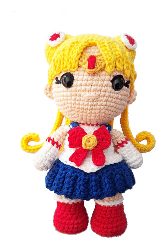 Amigurumi Tejido A Mano Crochet Usagi Tsukino Sailor Moon