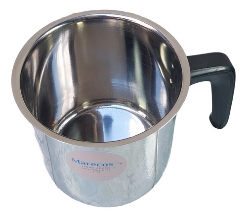Jarro Hervidor Acero Inoxidable Mango Bakelita 10 Cm