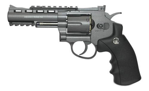 Imagem 2 de 4 de Revolver 38 De Pressão Gas Co2 6 Tiros 4 Oxidado Rossi