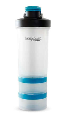 Botella Shaker 450ml Con 2 Contenedores Thermos