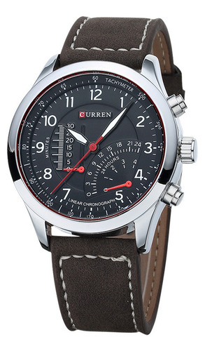 Reloj Curren Hombre 8152 Sport Piel 3 Atm Cuarzo