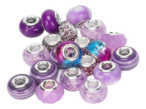 Kit De Pulsera Violeta Para Hacer Un Exquisito Colgante Bási
