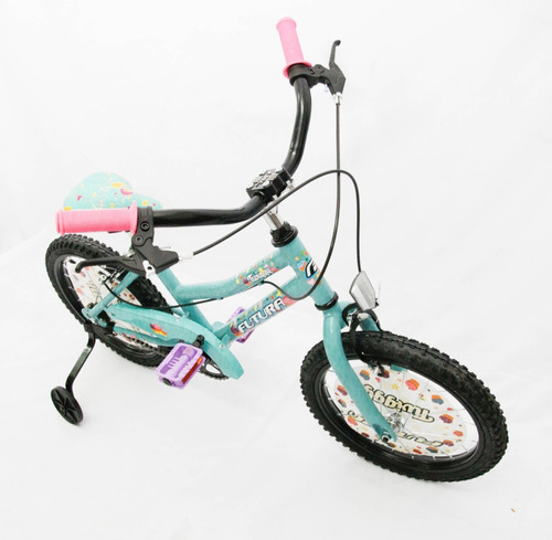 Bicicleta Infantil Nena Futura Rod.16 Twiggy Con Rueditas