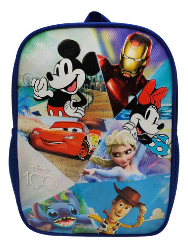 Mochila Infantil Disney 100 Tafeta Chica 30 X 23 Cm