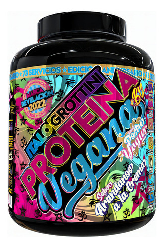 Proteína Vegana 2,3kg 73sv - Arándanos A La Crema Sabor ARANDANOS A LA CREAMA