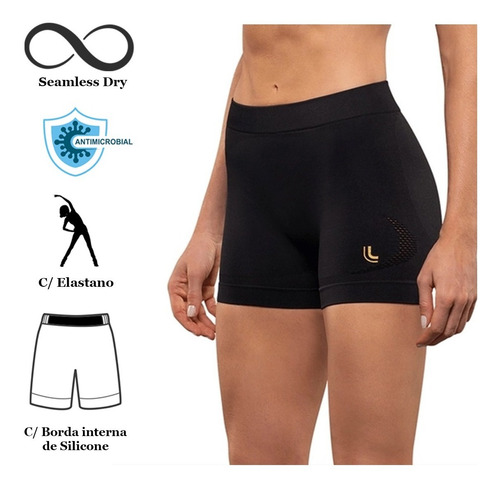 Imagem 4 de 9 de Short Lupo Original Feminino Bermuda Academia Treino Fitness