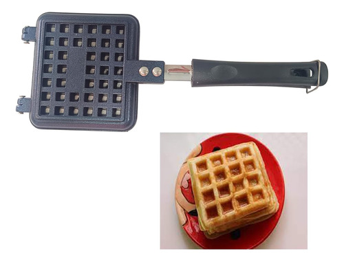 Waffle Maker Antiadherente Sartén Estufa Waffle Sartén Waffl