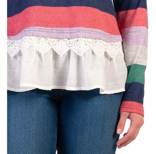 Sueter con blusa simulada hotsell
