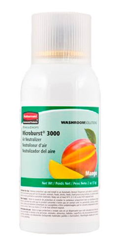 Repuesto Fragancia Microburst 3000 Rubbermaid Aroma Mango 