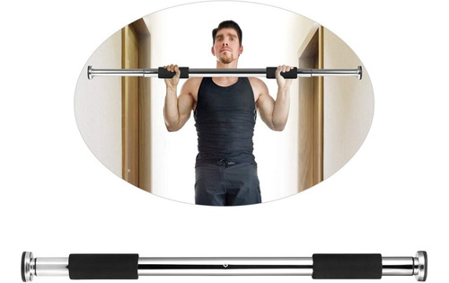 Imagen 1 de 6 de Barra De Dominadas Para Puerta Y Pared Chin Up Pull Up