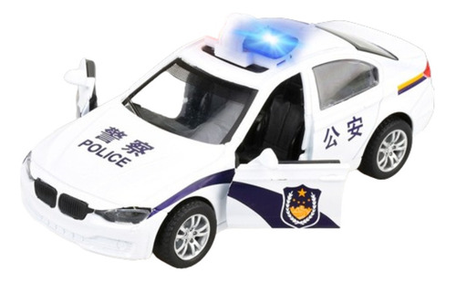 Lzl Modelo De Coche De Policía De Aleación Para Niños Toys