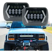 Comprar Set X2 Opticas Faros Led 7 Pulgadas Rectangular A-vip