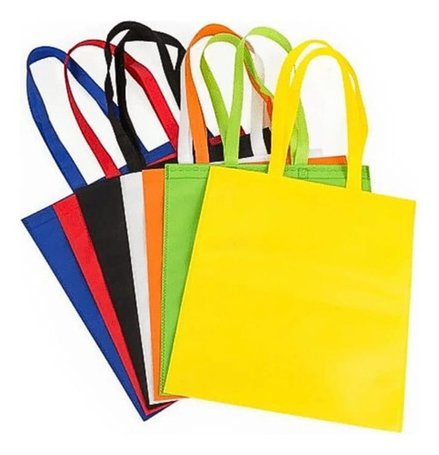 10 Sacolas Ecobag 80gr Eventos Mercado Sacolinhas Tnt 30x35 Preto