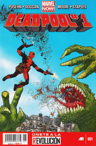 Comic Marvel Now Deadpool # 1 Editorial Televisa 
