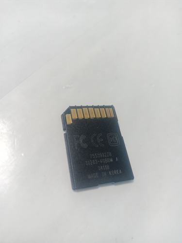 Tarjeta De Memoria Sdhc 4 Gb (Usado)