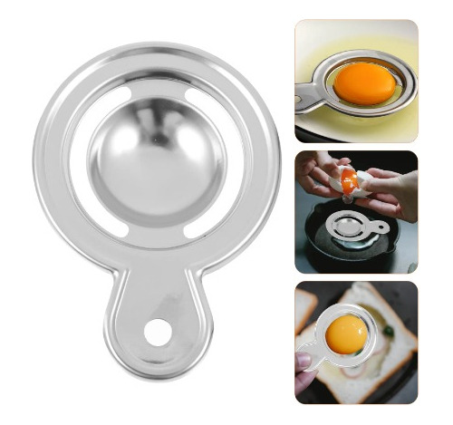 Separador Yema Clara Huevos Filtro Colador Metalico Cocina 