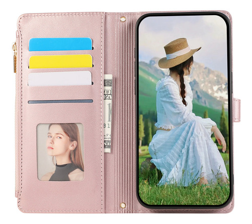 Funda Para Oppo A72 5g/a73 5g/a53 5g, Funda Protectora Tipo Cartera, Tarjetero, Bolso De Mano Con Cremallera