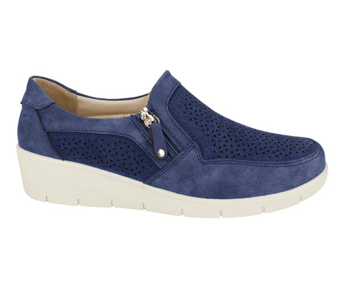 Zapatilla New Walk Troquelada Azul