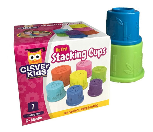 Juego Educativo Clever Kids: Tazas Apilables