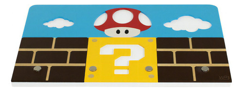 Porta Chaves Super Mario Bros Decorativo Com Ímãs