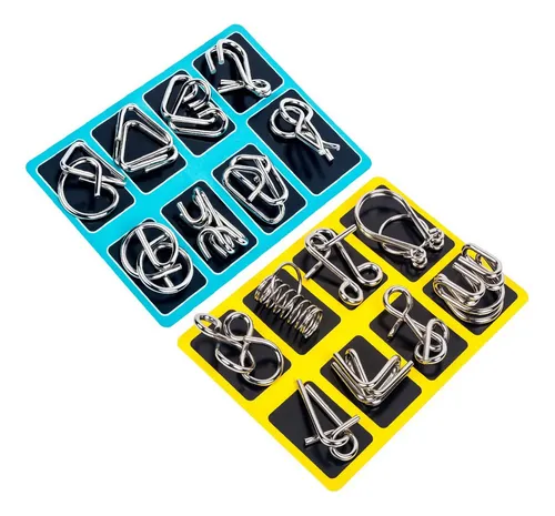 Para 16 Piezas Iq Test Mental Juego Juguetes Iq Juguetes
