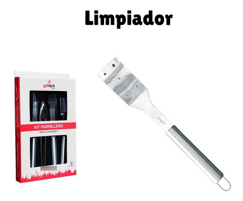 Imagen 6 de 8 de Set Accesorios Parrilleros Grilltech