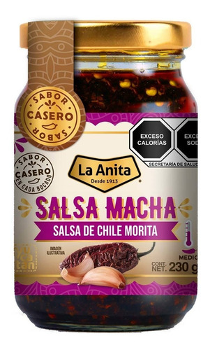 Salsa Macha De Chile Morita La Anita 230 Gr