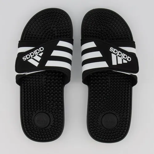 Adidas Chinelo adidas Adissage Logo Preto E Branco