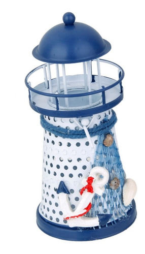 Faro Con Luces Led Estilo Mediterr?neo Para Decoraci?n