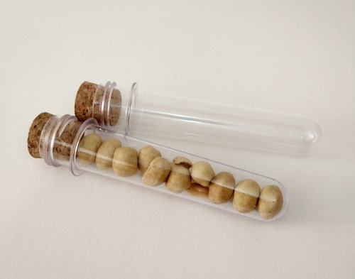 Tubete Acrílico 13cm Com Tampa Rolha - Didartsml Festas